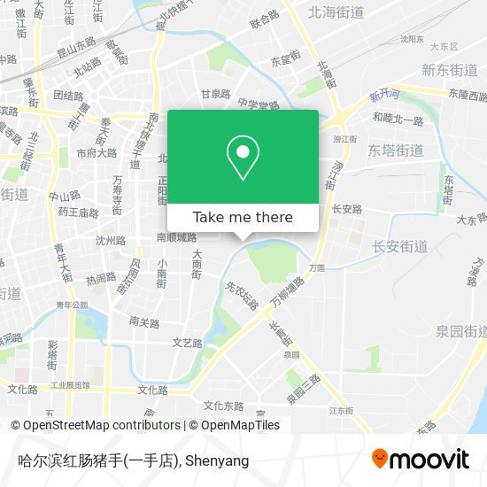 哈尔滨红肠猪手(一手店) map