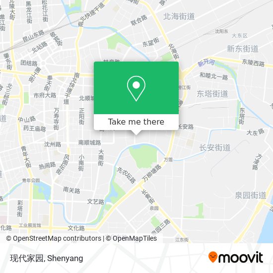 现代家园 map