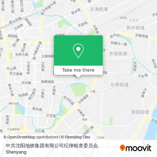 中共沈阳地铁集团有限公司纪律检查委员会 map