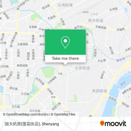 国大药房(莲花街店) map