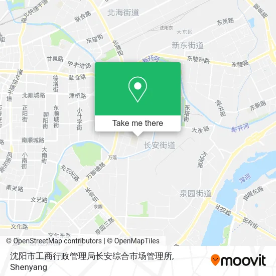 沈阳市工商行政管理局长安综合市场管理所 map