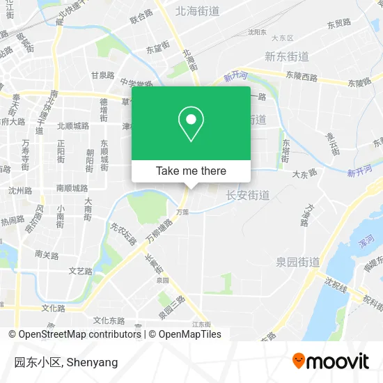 园东小区 map