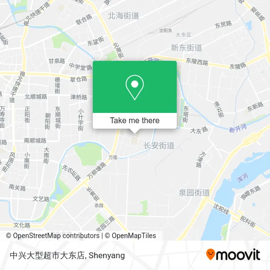 中兴大型超市大东店 map