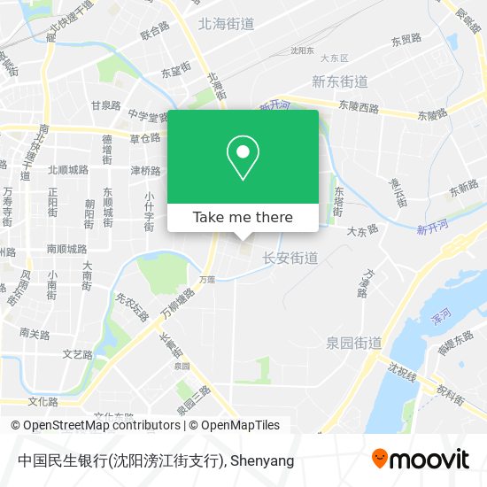 中国民生银行(沈阳滂江街支行) map