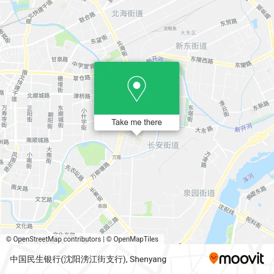 中国民生银行(沈阳滂江街支行) map