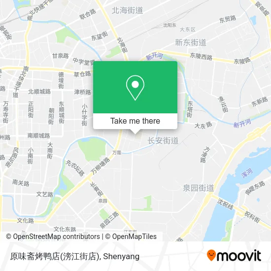 原味斋烤鸭店(滂江街店) map
