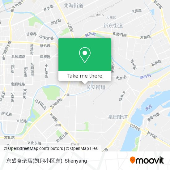 东盛食杂店(凯翔小区东) map