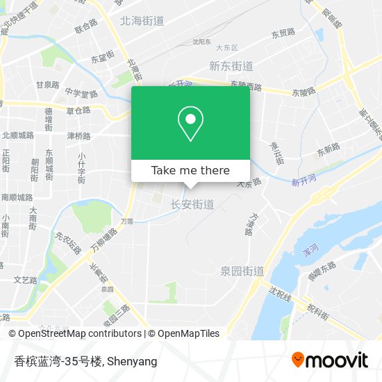 香槟蓝湾-35号楼 map