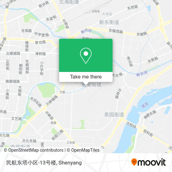 民航东塔小区-13号楼 map