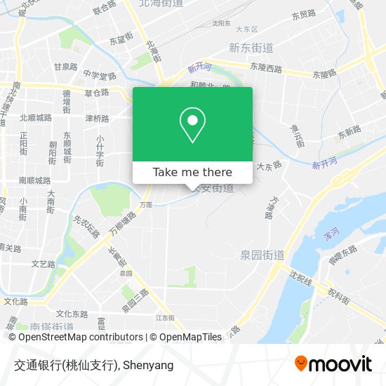 交通银行(桃仙支行) map