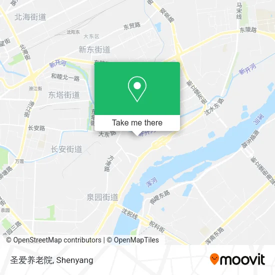 圣爱养老院 map