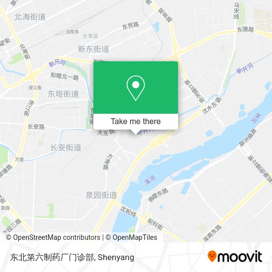 东北第六制药厂门诊部 map