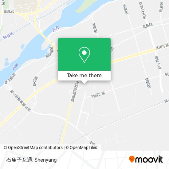 石庙子互通 map