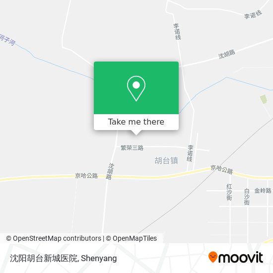 沈阳胡台新城医院 map