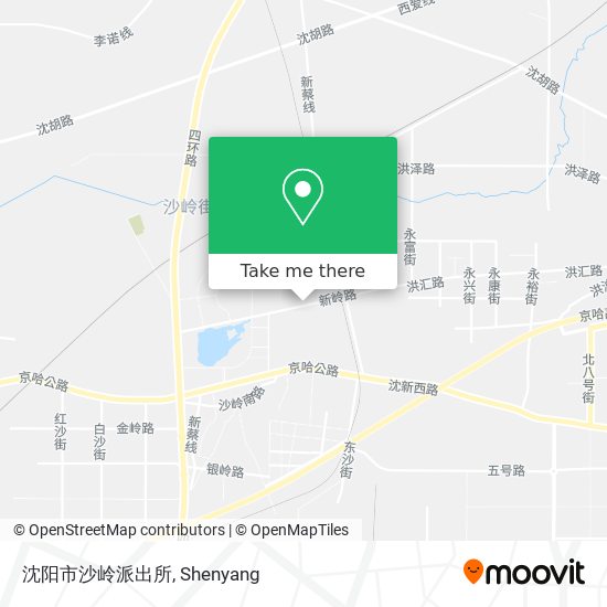沈阳市沙岭派出所 map
