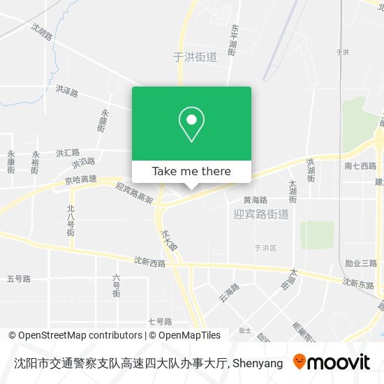 沈阳市交通警察支队高速四大队办事大厅 map