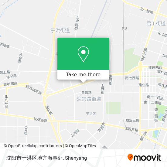 沈阳市于洪区地方海事处 map