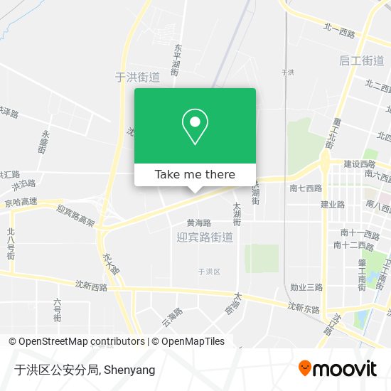 于洪区公安分局 map