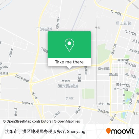 沈阳市于洪区地税局办税服务厅 map