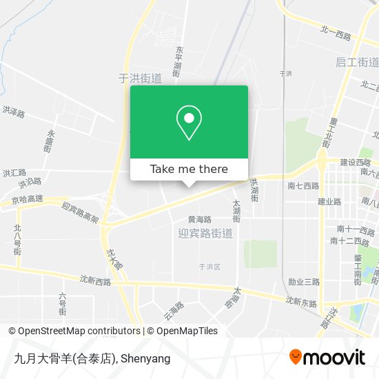 九月大骨羊(合泰店) map