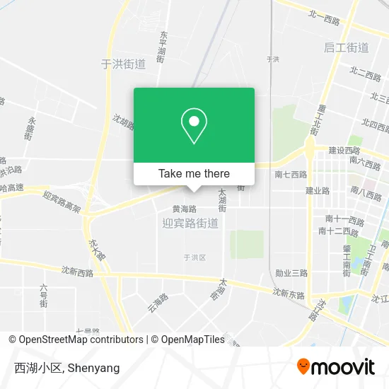 西湖小区 map