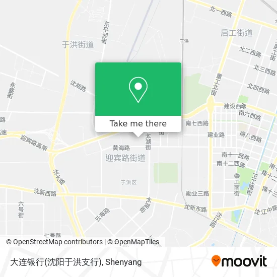 大连银行(沈阳于洪支行) map