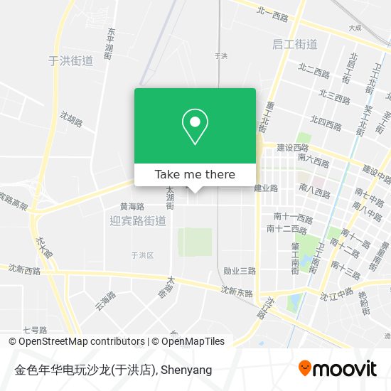金色年华电玩沙龙(于洪店) map