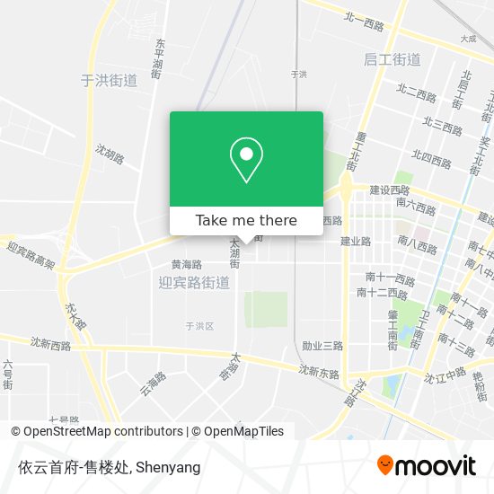依云首府-售楼处 map