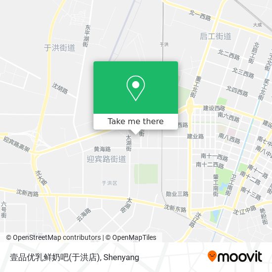 壹品优乳鲜奶吧(于洪店) map
