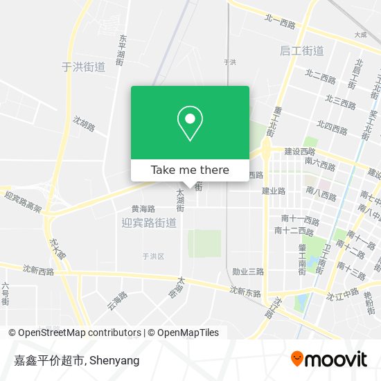 嘉鑫平价超市 map