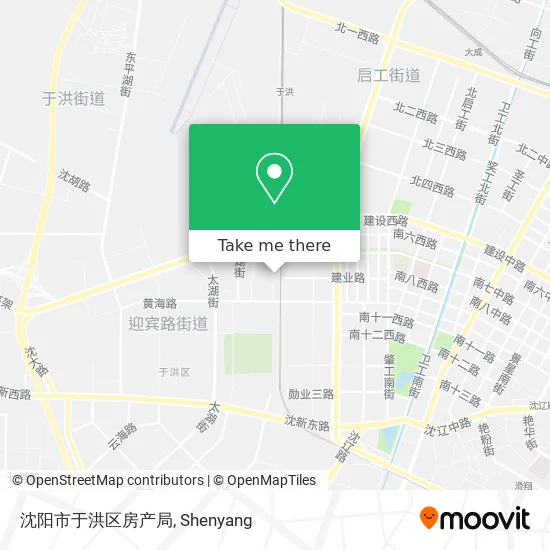 沈阳市于洪区房产局 map