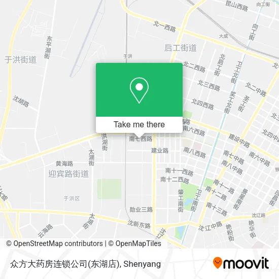 众方大药房连锁公司(东湖店) map