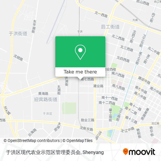 于洪区现代农业示范区管理委员会 map