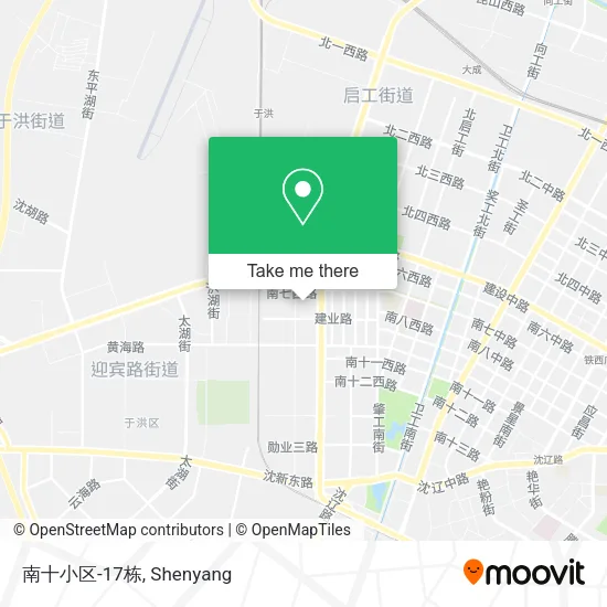 南十小区-17栋 map