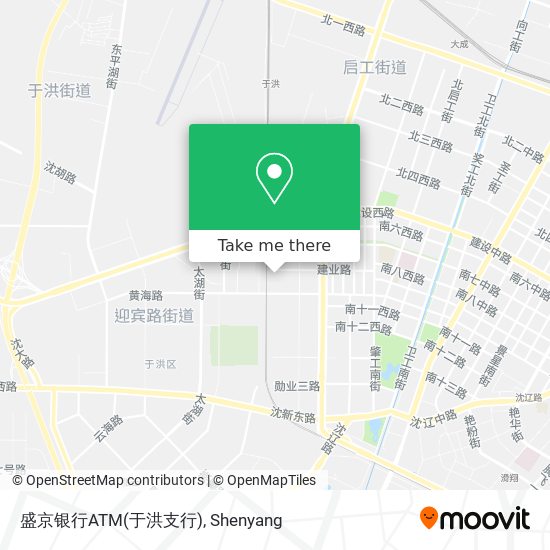 盛京银行ATM(于洪支行) map