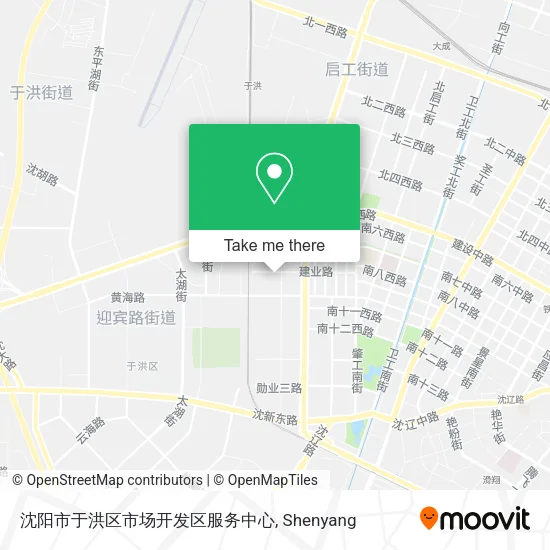 沈阳市于洪区市场开发区服务中心 map