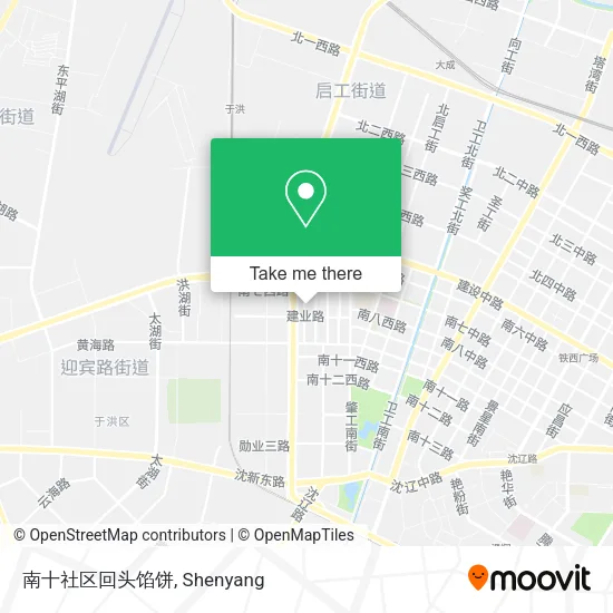 南十社区回头馅饼 map