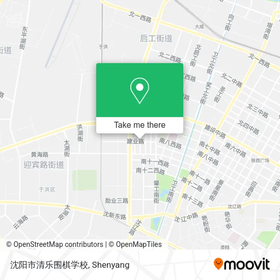 沈阳市清乐围棋学校 map