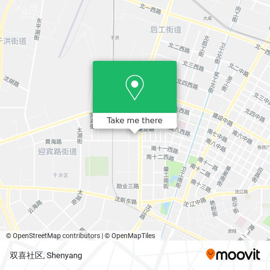 双喜社区 map