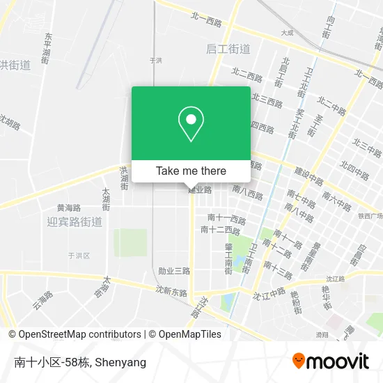 南十小区-58栋 map