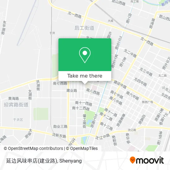延边风味串店(建业路) map