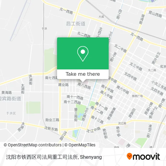 沈阳市铁西区司法局重工司法所 map