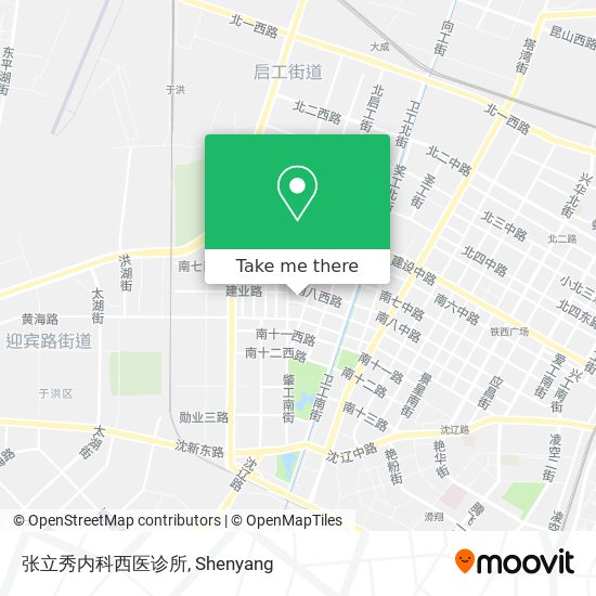 张立秀内科西医诊所 map