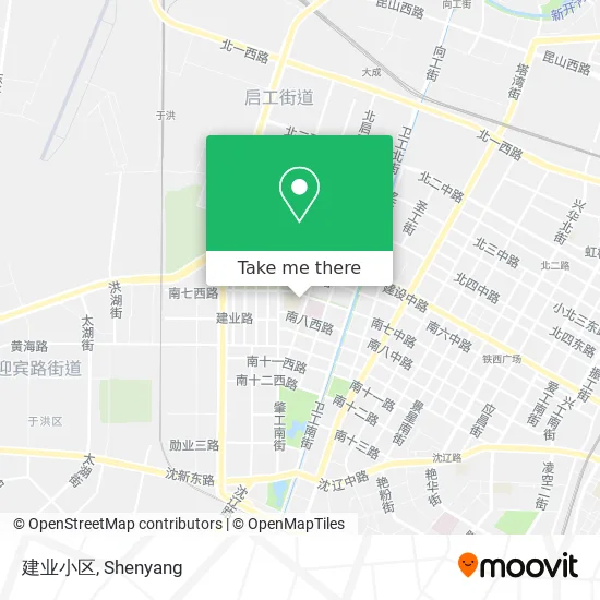 建业小区 map