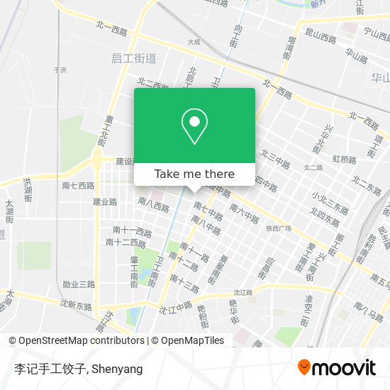 李记手工饺子 map