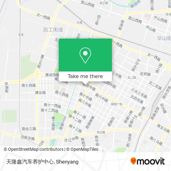 天隆鑫汽车养护中心 map