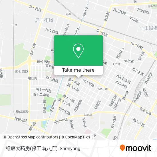 维康大药房(保工南八店) map