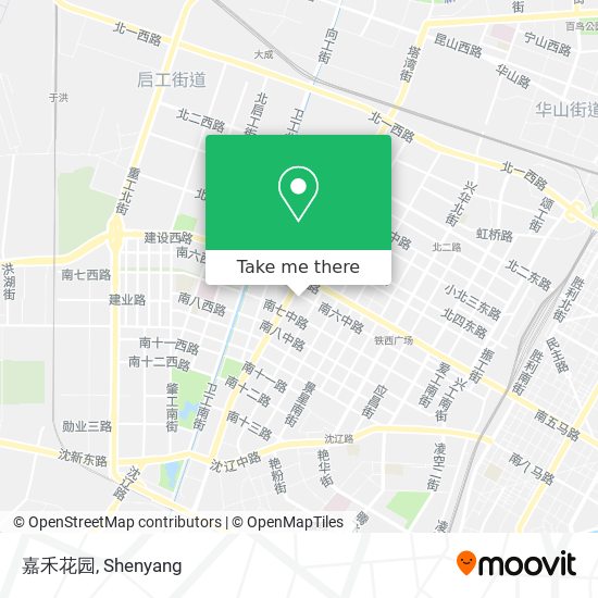嘉禾花园 map