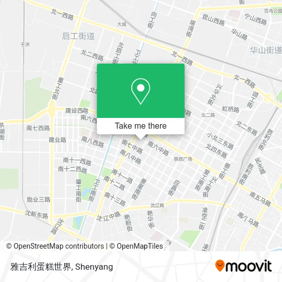 雅吉利蛋糕世界 map