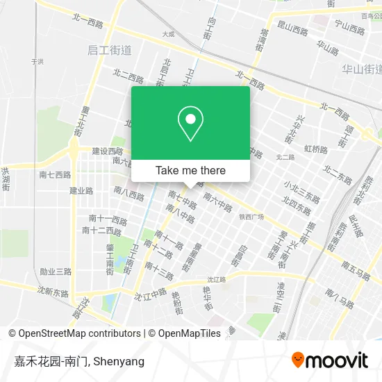 嘉禾花园-南门 map